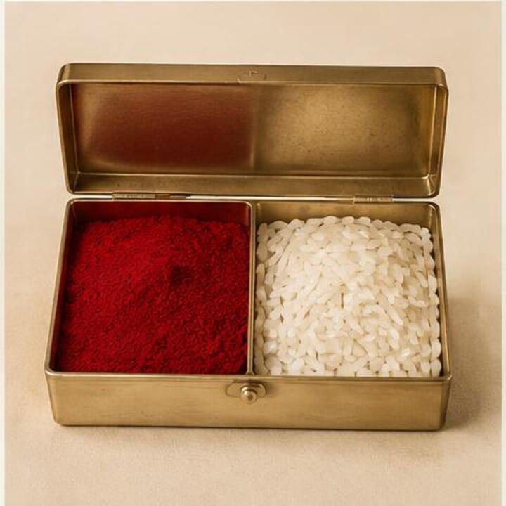Roli Kumkum & Akshat Box